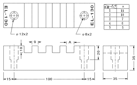 Dimensioned