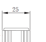 Small semiconductor Heater HGK 047 Series Dawing