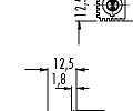 Small semiconductor Heater RC 016 Series Dawing